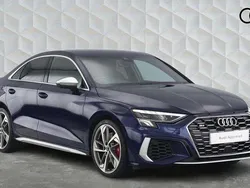 Blue Used 2023 Audi S3 Comfort Sedan | £34,350 (Fair price)