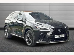 Graphite black Used 2024 Lexus NX450h+ Sport Line SUV | £47,495 (Fair price)