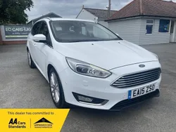 White Used 2015 Ford Focus Titanium X Estate | £7,490 (Fair price)