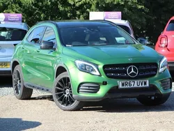 Green Used 2017 Mercedes GLA220 AMG line SUV | £14,480 (Fair price)