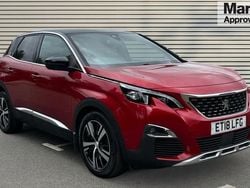 Red Used 2018 Peugeot 3008 GT-line Estate | £13,313 (Fair price)