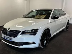 White Used 2017 Skoda Superb SportLine Hatchback | £13,195 (Fair price)