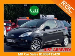 Black Used 2014 Ford Ka Zetec Hatchback | £3,295 (Fair price)