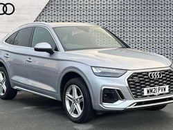 Silver Used 2021 Audi Q5 Sportback S-Line SUV | £28,019 (Fair price)