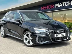 Black Used 2021 Audi A3 Sportback S-Line Hatchback | £17,090 (Good price)