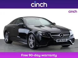 Black Used 2021 Mercedes E220 AMG Line Premium Coupe | £25,699 (Fair price)