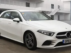 White Used 2019 Mercedes A180 AMG line Hatchback | £11,799 (Fair price)