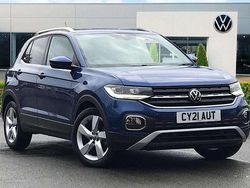 Blue Used 2021 VW T-Cross SEL SUV | £17,499 (Fair price)