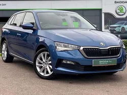 Titan blue metallic Used 2021 Skoda Scala SE L Hatchback | £14,285 (Fair price)