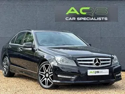 Black Used 2012 Mercedes C200 AMG Sedan | £5,695 (Fair price)