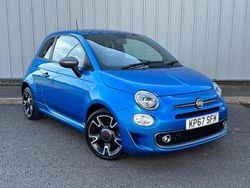 Blue Used 2017 Fiat 500 S Hatchback | £4,495 (A bit pricey)