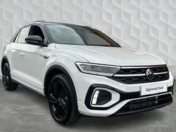 White Used 2025 VW T-Roc Black Edition SUV | £31,600