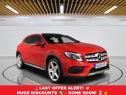 Red Used 2020 Mercedes GLA200 AMG line SUV | £17,349 (Fair price)