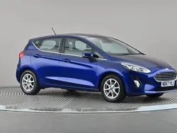 Blue Used 2018 Ford Fiesta Zetec Hatchback | £8,498 (Fair price)