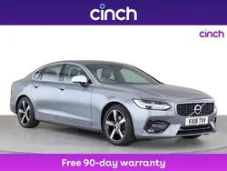 Grey Used 2018 Volvo S90 R-Design Sedan | £15,599 (Fair price)