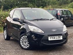Black Used 2014 Ford Ka Zetec Hatchback | £2,395 (Fair price)