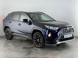 Blue Used 2021 Toyota RAV4 Hybrid SUV | £23,550 (Good price)