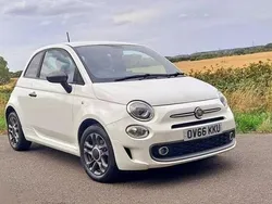 White Used 2016 Fiat 500 S Hatchback | £7,395 (Fair price)