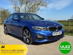 Blue Used 2020 BMW 330e M Sport Sedan | £14,495 (Good price)
