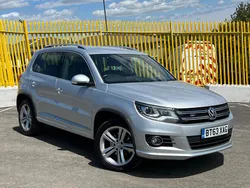 Silver Used 2014 VW Tiguan R-line SUV | £8,394 (Fair price)