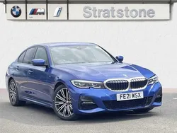 Blue Used 2021 BMW 320 M Sport Sedan | £24,391 (Fair price)