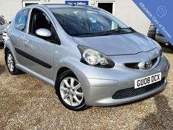 Silver Used 2008 Toyota Aygo Platinum Hatchback | £2,150 (A bit pricey)