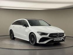Digital white Used 2024 Mercedes CLA180 Shooting Brake AMG line Estate | £26,850