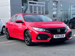 Red Used 2019 Honda Civic SR Hatchback | £11,999 (Fair price)