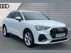 White Used 2024 Audi Q3 S-Line SUV | £32,771 (Good price)