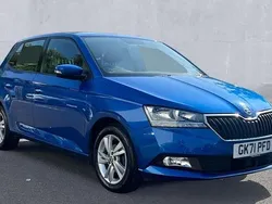 Blue Used 2021 Skoda Fabia SE Hatchback | £10,540 (Good price)