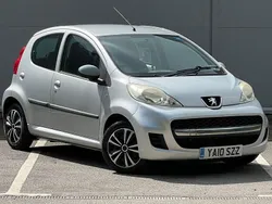 Silver Used 2010 Peugeot 107 Hatchback | £2,995 (Fair price)
