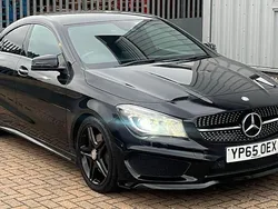 Black Used 2015 Mercedes CLA220 AMG Sedan | £9,000 (Fair price)