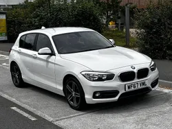 White Used 2017 BMW 118 Sport Line Hatchback | £8,895 (Fair price)