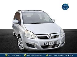 Silver Used 2012 Vauxhall Zafira MPV | £1,895 (Fair price)