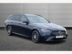 Blue Used 2022 Mercedes E200 AMG line Estate | £36,995