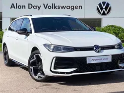 White Used 2024 VW Passat R-line Estate | £36,495