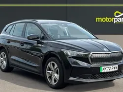 Magic black pearl metallic Used 2022 Skoda Enyaq iV ecoSuite SUV | £18,000 (Good price)