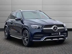 Blue Used 2021 Mercedes GLE400 AMG line SUV | £53,990 (Fair price)