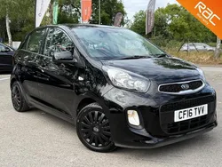 Black Used 2016 Kia Picanto 2 Hatchback | £5,795 (Fair price)