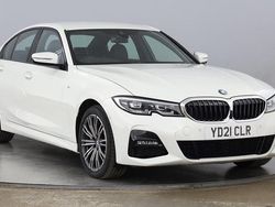 White Used 2021 BMW 330e M Sport Sedan | £23,799 (Fair price)