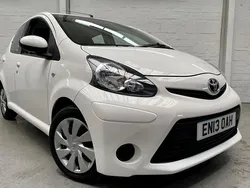 White Used 2013 Toyota Aygo Hatchback | £4,250 (Fair price)