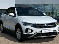 White Used 2022 VW T-Roc Cabriolet Style Cabriolet | £24,714 (Fair price)