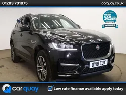 Black Used 2018 Jaguar F-Pace R-Sport SUV | £16,795 (Fair price)