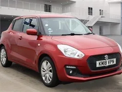 Red Used 2018 Suzuki Swift SZ-T Hatchback | £5,490 (Fair price)