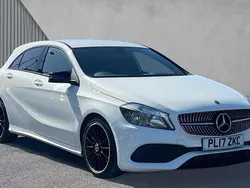 White Used 2017 Mercedes A160 AMG line Hatchback | £11,813 (Fair price)
