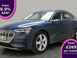 Blue Used 2022 Audi e-tron Sportback Advanced SUV | £19,436 (Super price)