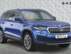 Race blue metallic Used 2023 Skoda Kodiaq SE L Executive SUV | £29,346 (Fair price)