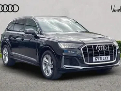 Black Used 2022 Audi Q7 S-Line SUV | £36,962 (Fair price)