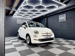 White Used 2018 Fiat 500 Lounge Hatchback | £8,895 (Fair price)