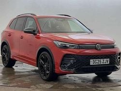 Red New 2025 VW Tiguan R-line SUV | £37,444 (Good price)
